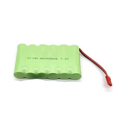 Immagine di YUNIQUE GREEN CLEAN POWER Batteria Ricaricabile Ni MH 7.2V 2400mAh AA JST per RC Truck, Cars Lunga Durata Adatta DJI Tello, Radiofly, Helifar, Colore Verde