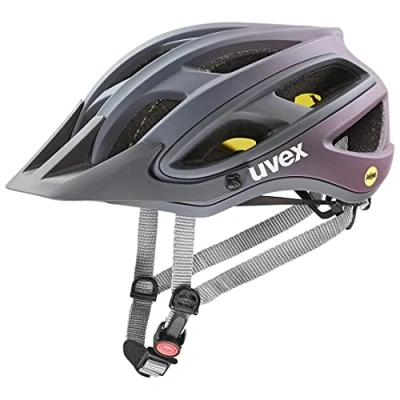 Immagine di uvex unbound MIPS, casco MTB sicuro unisex, sistema regolazione individuale delle dimensioni, anthracite plum, 54 58 cm