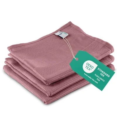 Immagine di ELEXACLEAN Strofinacci da cucina in microfibra (68 x 42 cm, Set di 3, Rosa) moderni per tavolo bar