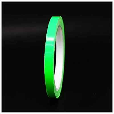 Immagine di 10m Strisce adhesive decorative per auto moto barca e modellismo in vari colori autoadesive Lunghezza (8mm, Verde neon)