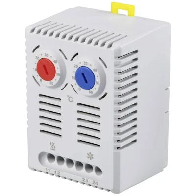Immagine di TRU COMPONENTS Termostato per armadio elettrico TC NT71 F01 NCNO 1 NC, NA (L x L A) 60 50 46 mm pz.