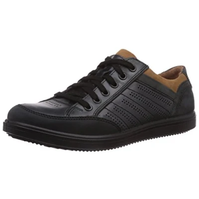 Immagine di Jomos 1928, Scarpe Stringate Basse Oxford Uomo, Multicolore (Schwarz/Shark 155 0055), 47 EU Larga