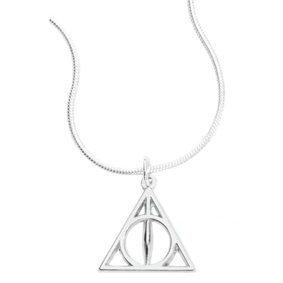 Immagine di Collana in Argento Placcato Ufficiale Harry Potter Doni della Morte