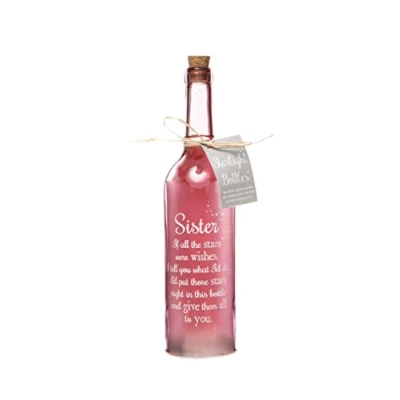 Immagine di Boxer, bottiglia con stelle luminose e scritta in lingua inglese, colore: rosa