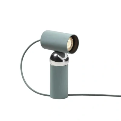 Immagine di FLOS Bilboquet F0995039 lampada da tavolo regolabile direzionabile con bulbo e interruttore sage