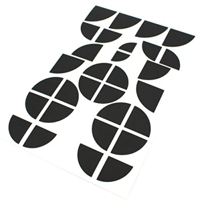 Immagine di Finest Folia Pellicola adesiva per angoli compatibile con BMW, autoadesiva, impermeabile, accessorio auto (K004, nero opaco)