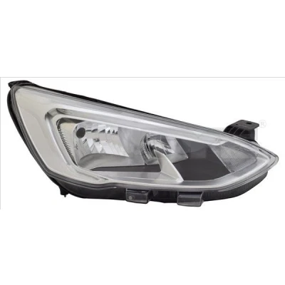 Immagine di TYC 20 16703 06 9 Fari Dx H7/H1, LED con luce guida diurna per veicolo circolazione motore elettrico, senza FORD: Focus Mk4 Hatchback