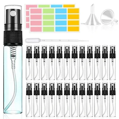 Immagine di CINGHIA Atomizzatore Profumo,Contenitore Profumo da Viaggio,30 Pezzi Campioncini Profumi,Flacone Spray Vuoto 5 ml,Spruzzatore Profumo,Porta Viaggio per Profumi