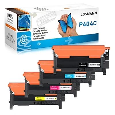 Immagine di LOSMANN Toner compatibile per Samsung P404 CLT P404C 404S K404S C404S M404S Y404S for Xpress SL C430W C480FW C480W C480 C430 C480FN C433 (4 Pack)