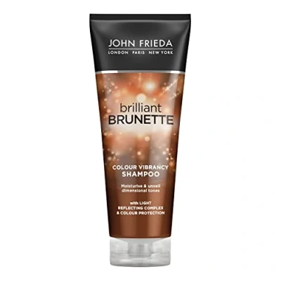 Immagine di John Frieda Brilliant Brunette Colour Protecting Moisturizing Shampoo 250 ml