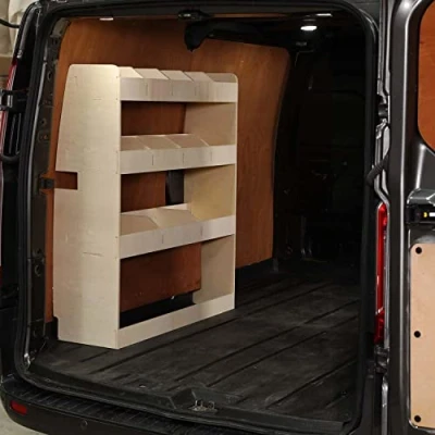 Immagine di Vanify Scaffali per Furgone FORD TRANSIT CUSTOM L1 2012+ Estantería trasera para el lado del conductor