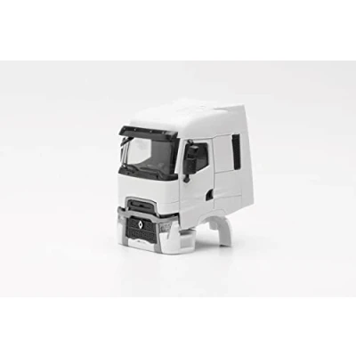 Immagine di Herpa modellino kit cabina camion Renault T facelift, 2pz. fedele all&#039;originale in scala 1:87, parti di servizio modello per diorama, modellismo da collezione, modelli deco miniatura