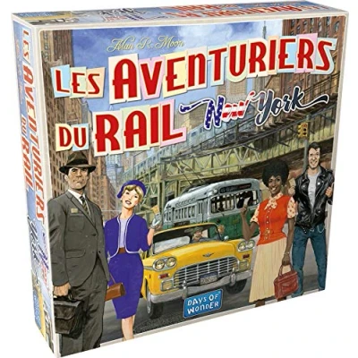 Immagine di Days of Wonder Gli avventurieri della ferrovia: New York Gioco Da tavolo 8 anni 2 a 4 giocatori 10 15 minuti