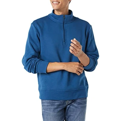 Immagine di Amazon Essentials Felpa in Pile a Maniche Lunghe con Cerniera Intera Uomo, Foglia di tè, XL