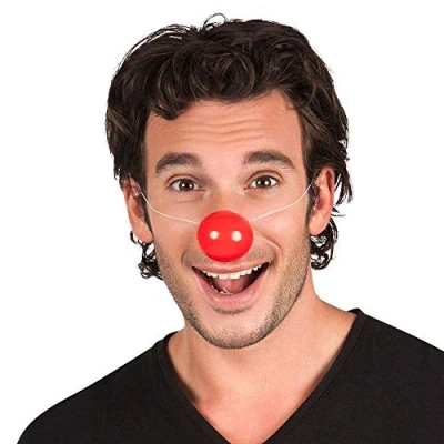 Immagine di Boland 42057 Naso da clown con elastico, set 6, accessorio per costumi di carnevale, festa a tema o JGA