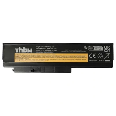 Immagine di vhbw batteria compatibile con Lenovo ThinkPad X220i, X220s, X230i, X220, X230 notebook (4400mAh, 11,1V, Li Ion)