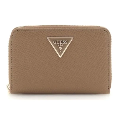 Immagine di Guess Laurel Medium ZIP Around Portafoglio, Donna, Taglia: One Size, Dark taupe