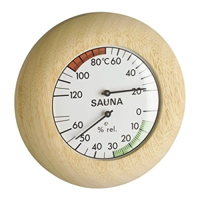 Immagine di TFA Dostmann Termoigrometro per sauna, 40.1028, resistente al calore, temperatura e umidità, Made in Germany