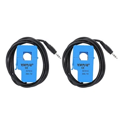 Immagine di HUABAN 2PCS SCT013 030 30A 1V Trasformatore di corrente a nucleo aperto non invasivo