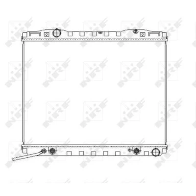 Immagine di NRF 53366 Radiatore motore Alluminio 640 470 18 Alette di raffreddamento saldate KIA: SORENTO 1
