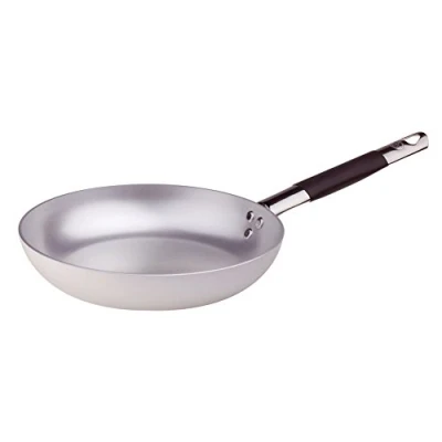 Immagine di Pentole Agnelli ALMC111BBC36 Padella Svasata Bassa, in Alluminio, Spessore 3 mm, con Manico Tubolare Acciaio Inossidabile Cool, 36 cm, Argento