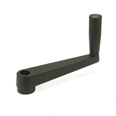Immagine di Ganter Normelemente manovelle GN 471 100 B12 alluminio con foro rivestito in plastica 1 pezzo, diametro foro: 12 mm