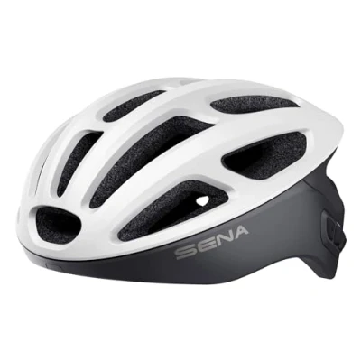 Immagine di Sena R1, Smart Helmet da Ciclismo Adult, Matte White, M