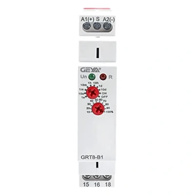 Immagine di GEYA Ritardo Spegni Relè temporizzatore a funzione singola 1SPDT 16A elettronico disattivato temporizzato(GRT8 B1,AC/DC12V 240V)