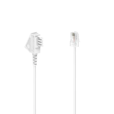 Immagine di Cavo DSL Hama [1x Spina TAE F 1x RJ45 8p2c] 6 m Bianco