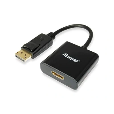Immagine di Equip 133438 cavo di interfaccia e adattatore DisplayPort HDMI Nero