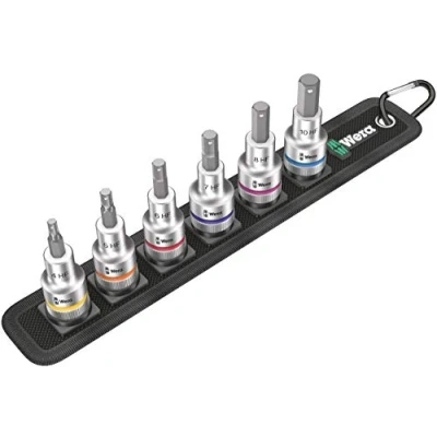 Immagine di Wera Belt C 2 Zyklop Kit inserti giravite a bussola 1/2 (12.5 mm) 7 parti 05003996001