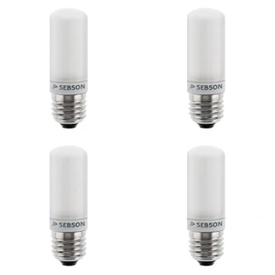 Immagine di SEBSON Lampadina LED E27 4W (Equivalente a 35W) 400lm Bianca Calda 3000K Non Dimmerabile Angolo di Diffusione 280 230V Set da 4