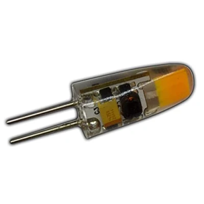 Immagine di PB Versand 6 pezzi G4 mini LED 1,5 Watt 12 V AC/DC bianco caldo in silicone (gel di silico), lampada dimmerabile