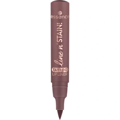 Immagine di Essence Cosmetics Line N&#039; Stain Tattoo Lip Liner, Lunga Durata, Definizione, Effetto Colorante, Colore Intenso, 2.5 ml