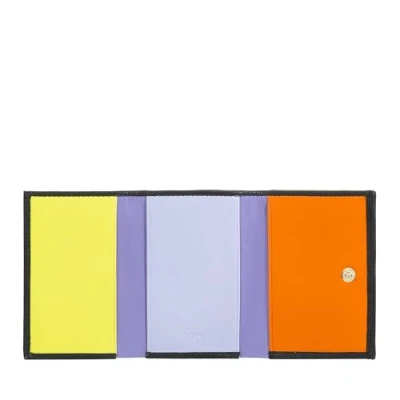 Immagine di DUDU Portafoglio Uomo Piccolo in Pelle, Portafogli Donna, Design Compatto con Portamonete Porta Banconote e Carte Black pop