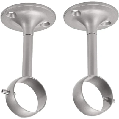 Immagine di Amazon Basics Staffa da soffitto, set 2, 1 confezione, Nichel