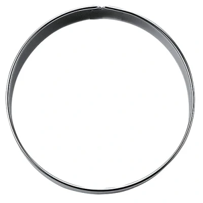 Immagine di Stampini per Biscotti e Anello, Argento, Acciaio Inossidabile, Silver, 8 x 2.5 cm