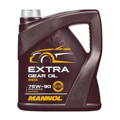 Immagine di MANNOL Olio Extra per Ingranaggi 75W 90 API GL 4/GL 5 LS, 4 Litri