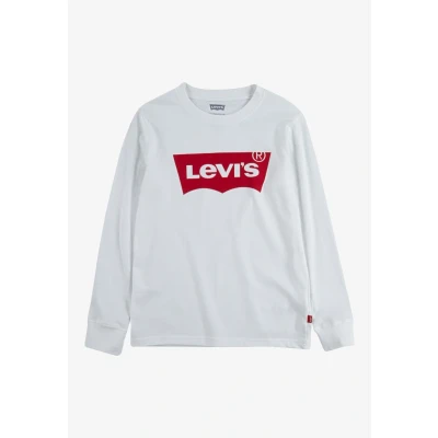 Immagine di Levi&#039;s Lvb L/S Batwing Tee, Maglia a maniche lunghe Bambini e ragazzi, Bianco (White), 8 anni