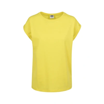 Immagine di Urban Classics Extended Shoulder Tshirt basic, Donna, Taglia: XS, Brightyellow