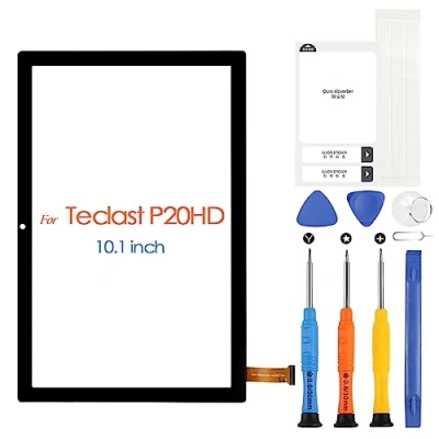 Immagine di ARSSLY Touch Schermo per Teclast P20HD, Screen Digitizer P20 HD Tattile Digitalizzatore Pannello Vetro con Riparazione Kit, Nero (10,1 Pollici,Non LCD Display)