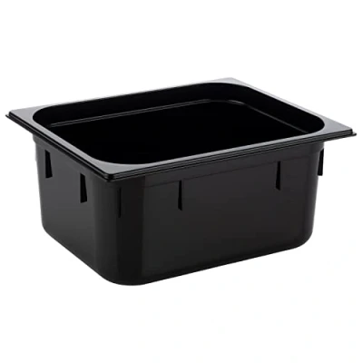 Immagine di APS 82066 GN 1/2 Contenitore Gastronorm, in policarbonato, dimensioni 325 x 265 mm/altezza 150 mm/volume 8,9 litri, nero