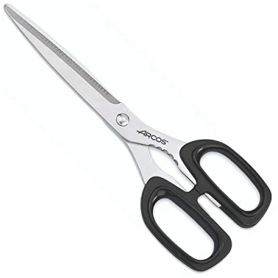 Immagine di Arcos Serie Prochef Forbici da Cucina Lama Acciaio Inossidabile 220 mm Manico Polipropilene Colore Nero