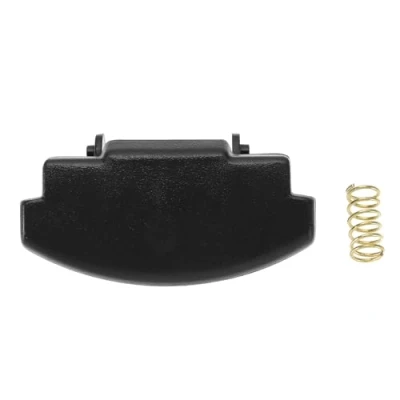Immagine di eMagTech Copertura per bracciolo auto con clip di chiusura console centrale, ricambio compatibile VW Golf MK4 1998 2006 3B0868445 3B0868444582V, nero