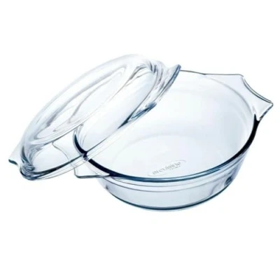 Immagine di Ôcuisine 7541469 casseruola rotonda in vetro borosilicato 1 litro, trasparente