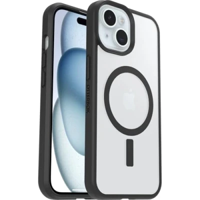 Immagine di OtterBox React mit MagSafe (Apple iPhone 16e), Cover smartphone, Trasparente, Nero
