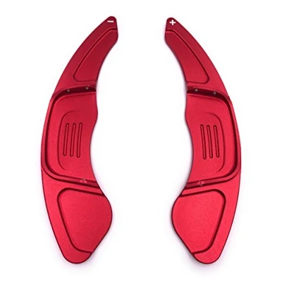 Immagine di H Customs Shifters Padlle Shifter Comandi Del Cambio Jack Di Spostamento Shift Paddle Golf 7 solo per GTI R GTD Polo 18 alluminio anodizzato ROSSO