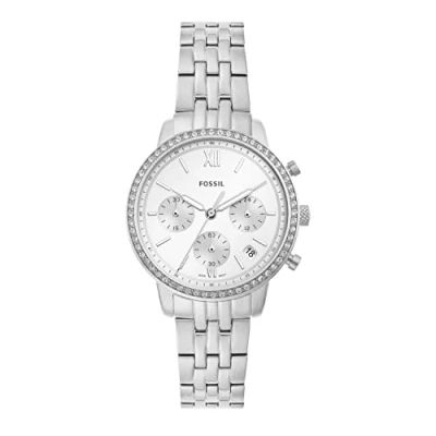 Immagine di Fossil Cronografo silvercoloured, Donna, Taglia: One Size, Silver coloured