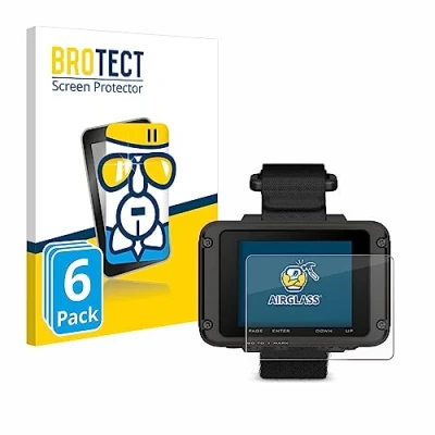 Immagine di brotect Pellicola Protettiva Vetro per Garmin Foretrex 801 Protezione Schermo (6 Pezzi) [Durezza Estrema 9H, Chiaro]