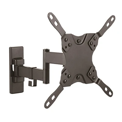 Immagine di Ewent EW1522 Supporto da Parete per TV/Monitor 13 a 42 Pollici con Braccio Doppio Snodo e Orientabile, Vesa Fino 200 x mm, Nero